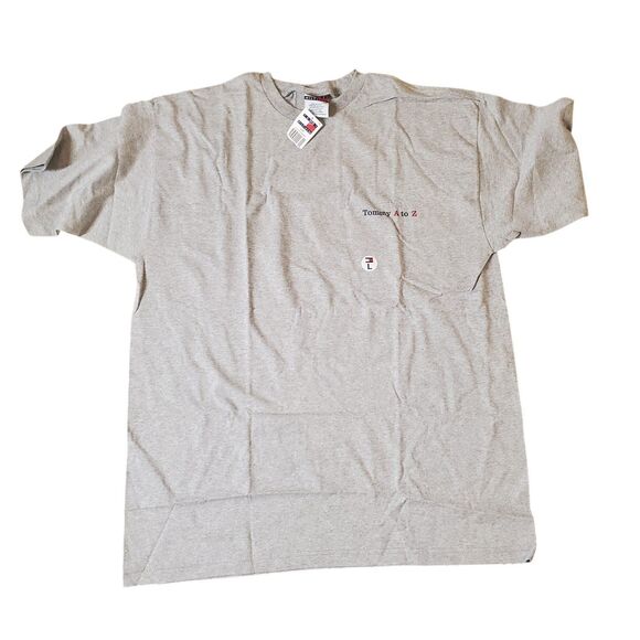 Tommy Hilfiger Mens Vintage 90s Y2K Tommy A to Z Graphic Cotton T-Shirt Sz Large - Picture 3 of 5